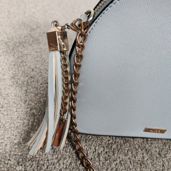 Aldo Womens Crossbody Bag In Baby Blue Color Stylish Casual Minimalist - Picture 4 of 5